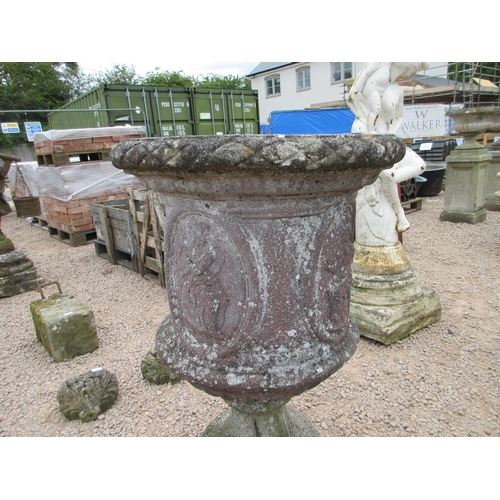 140 - Huge Grecian urn centrepiece - Approx Height: 117cm Diameter: 66cm