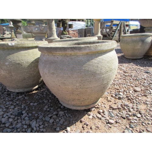 182 - Set of 3 stone planters