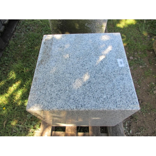 183 - Two large granite cubes