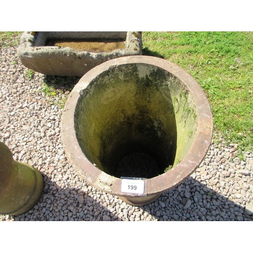 199 - Terracotta chimney pot - Approx Height: 77cm