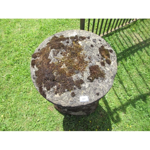 227 - Staddle stone - Approx Height: 80cm