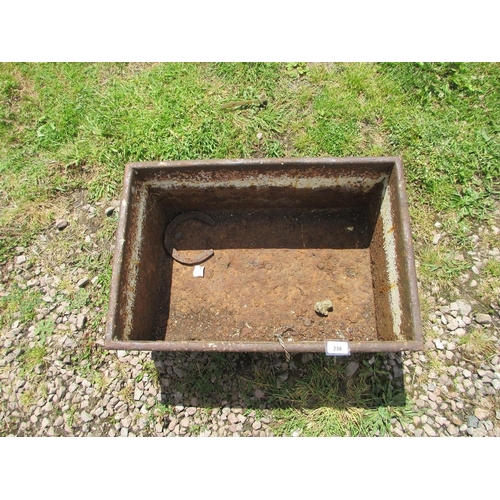 238 - Small metal trough