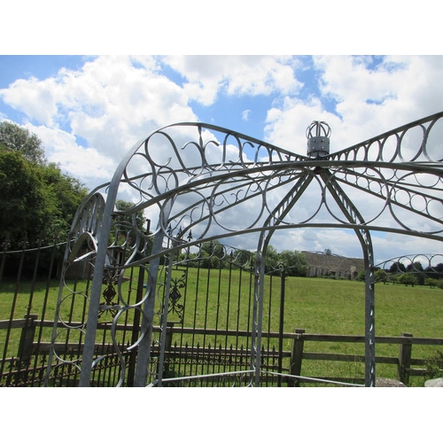 242 - Large metal gazebo