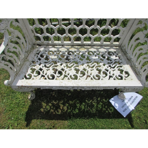243 - Beautiful cast iron bench - Approx Length: 115cm
