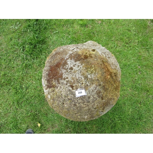 255 - Small staddle stone - Approx Height: 55cm