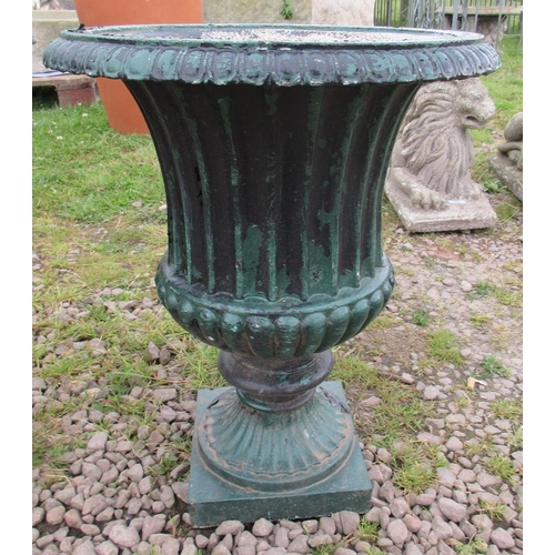 291 - Pair of Victorian cast iron planters