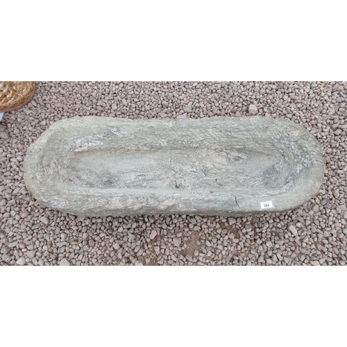 293 - Antique stone trough