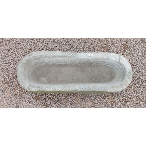 296 - Antique stone trough