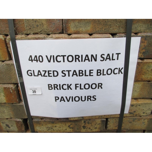 30 - 440 Victorian salt glazed stable block pavers