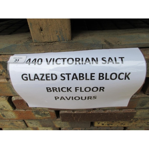 31 - 440 Victorian salt glazed stable block pavers