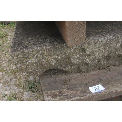 327 - Large stone slab