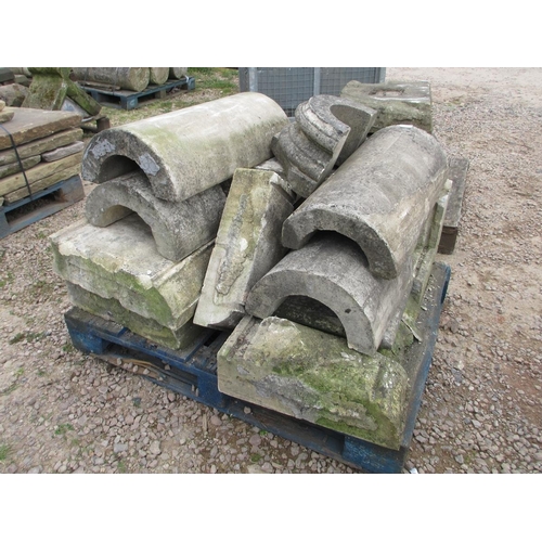 337 - Pallet of stone to include column