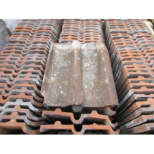 41 - 186 reclaimed terracotta clay double roman roof tiles
