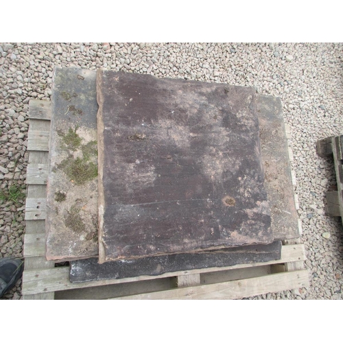 64 - Reclaimed Indian flagstones 5 yd.²