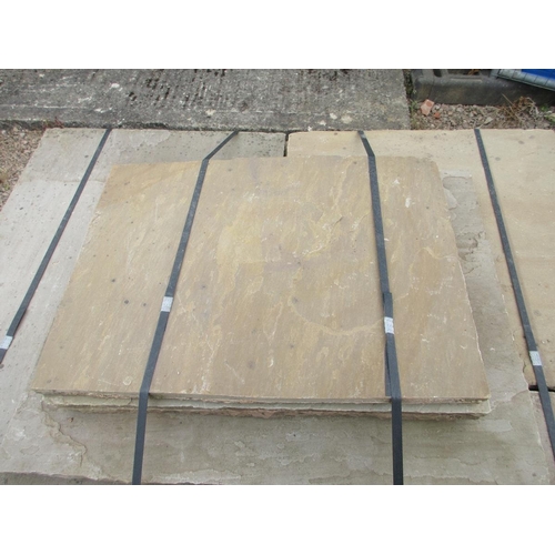 68 - Reclaimed Indian flagstones 7 yd.²