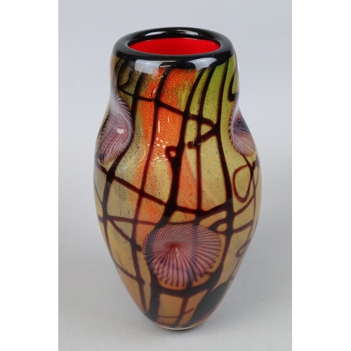 118 - Large colourful Venetian glass vase - Approx height: 38cm