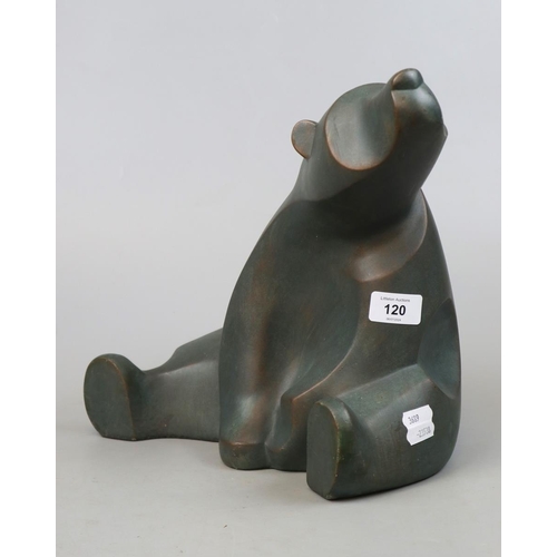 120 - Alexander Daniel Bear sculpture signed and dated 1996 - Approx Height: 29cm