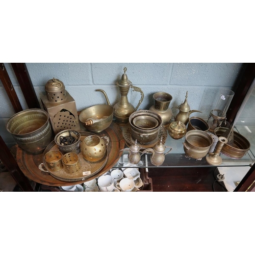 121 - Large collection of brass etc.