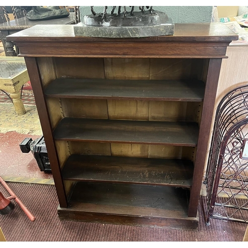 200 - Mahogany bookcase - Approx size: W: 85cm D: 28cm H: 105cm