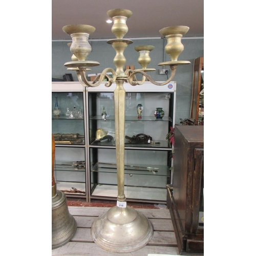 216 - Large candelabra - Approx height: 78cm