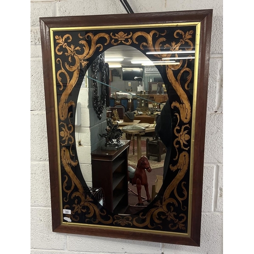 309 - Large Italianate mirror in original frame - Approx size: 67cm x 95cm