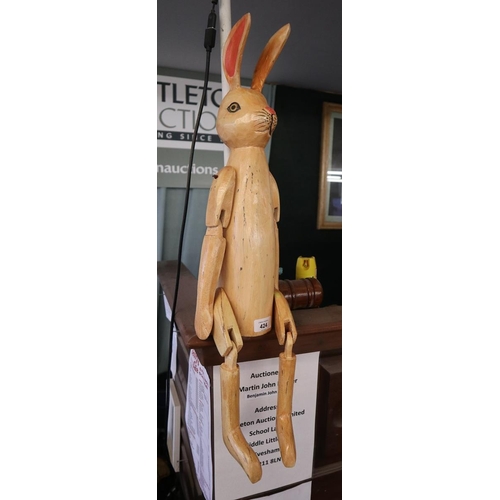 424 - Large articulated rabbit 