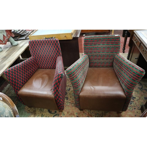 449 - Pair of contemporary armchairs