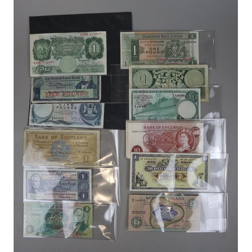 85 - Collection of English and Scottish bank notes