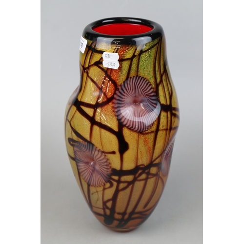 118 - Large colourful Venetian glass vase - Approx height: 38cm