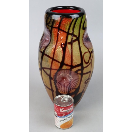 118 - Large colourful Venetian glass vase - Approx height: 38cm