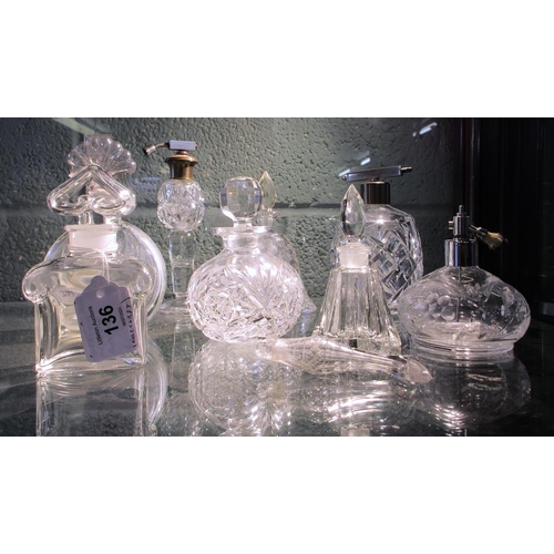 136 - Collection of 9 vintage perfume bottles