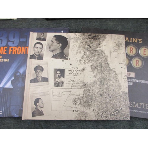 206 - 2 wartime books in slipcases - Secret War and War on the Home front