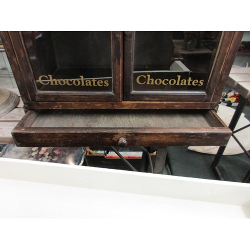 217 - Cadbury's glazed cabinet