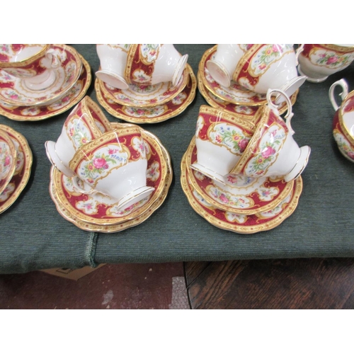 220 - Large collection of Royal Albert tea set, dinner set, coffee set - Lady Hamilton