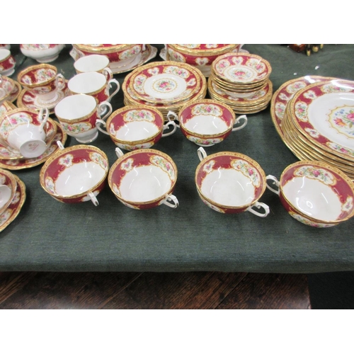 220 - Large collection of Royal Albert tea set, dinner set, coffee set - Lady Hamilton