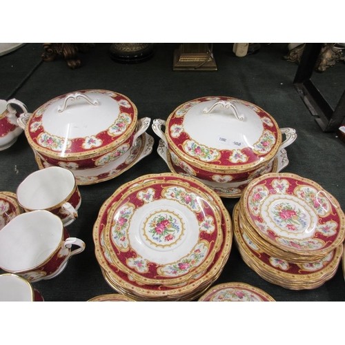 220 - Large collection of Royal Albert tea set, dinner set, coffee set - Lady Hamilton