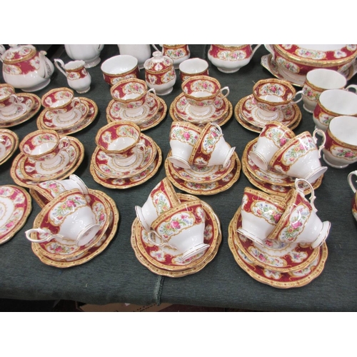 220 - Large collection of Royal Albert tea set, dinner set, coffee set - Lady Hamilton