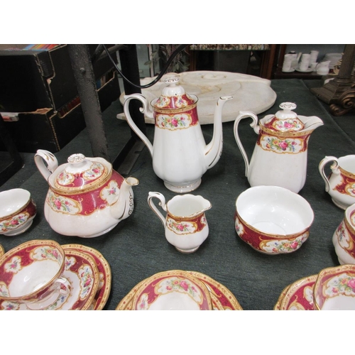 220 - Large collection of Royal Albert tea set, dinner set, coffee set - Lady Hamilton