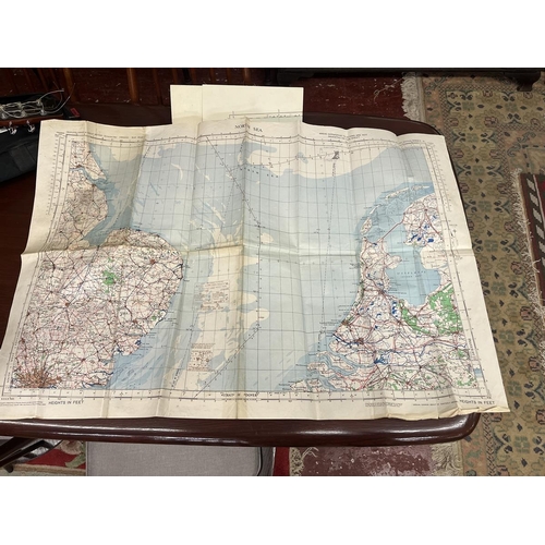 264 - Original world war II newspapers together with RAF and England maps