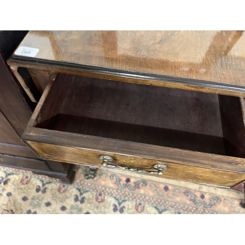 269 - Walnut sofa table