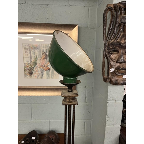 282 - Industrial style standard lamp