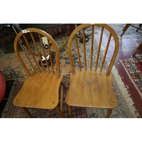 443 - Pair of Ercol blonde elm chairs