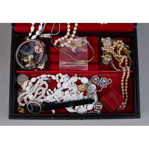 66 - Collection of costume jewellery and watches