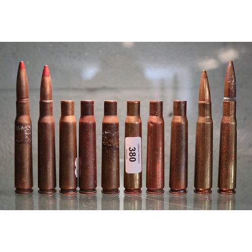 380 - Collection of .5 deactivated bullets from a B17