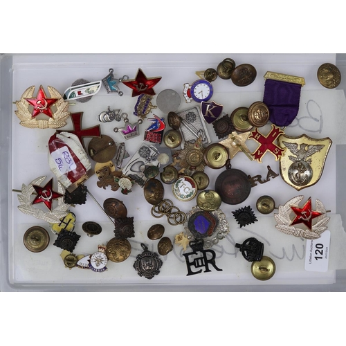 120 - Collection of cap badges