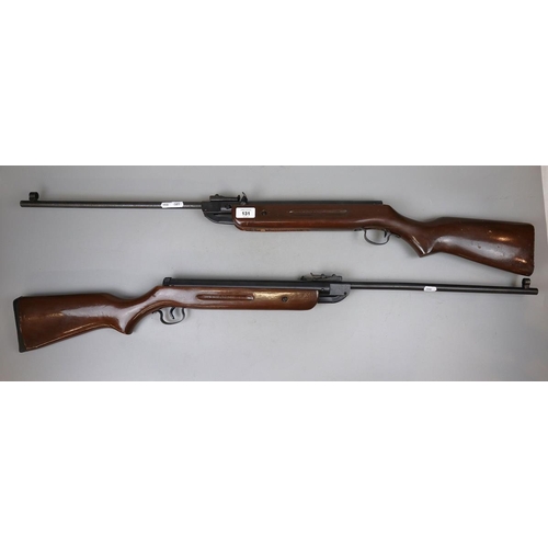 131 - 2 .22 Weslake air rifles one to be used for spares