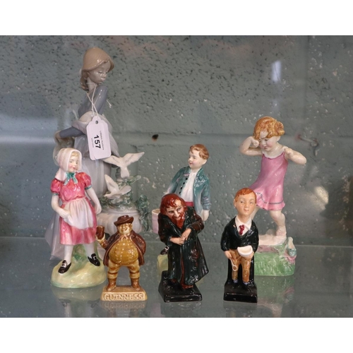 157 - Collection of ceramic figures
