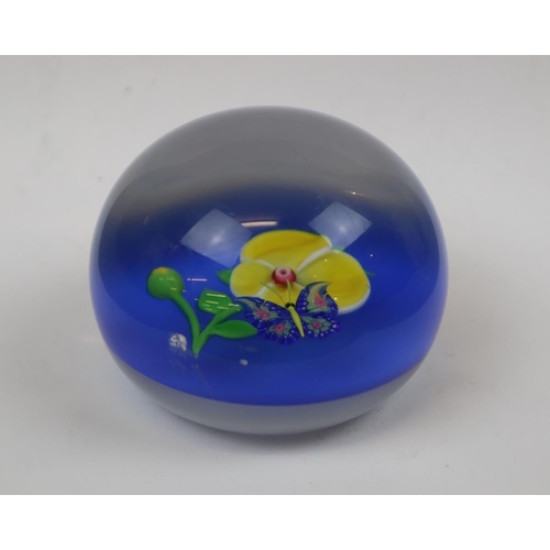 183 - Bacarat glass paperweight