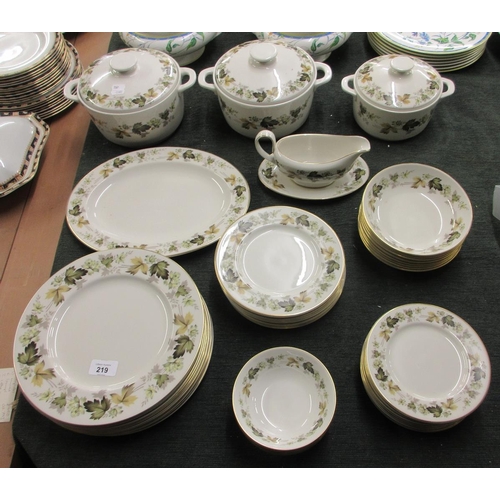 219 - Collection of Royal Doulton - Larchmont