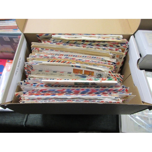 223 - Stamps - Foreign and Commonwealth box of mainly long commercial covers. Good variety (100)